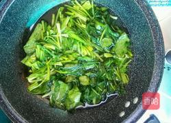 菠菜炒猪肝的做法图解3