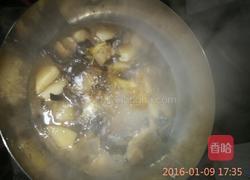 肉片松蛾炖山药的做法图解8