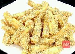 芝麻红薯条的做法图解6