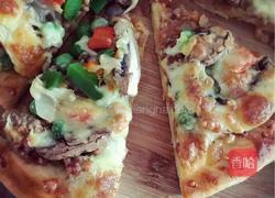 肉糜口磨披萨的做法图解4