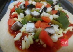 培根比萨的做法图解5