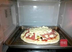 培根比萨的做法图解7