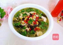 家常酸菜鲈鱼的做法图解16