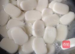 雪菜炒年糕的做法图解4