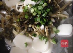 雪菜炒年糕的做法图解5