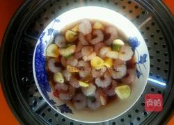 虾仁扒油菜的做法图解3