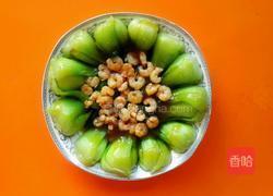 虾仁扒油菜的做法图解6