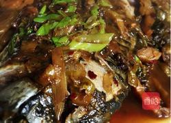酸菜烧鲫鱼的做法图解7