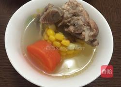 龙骨玉米红萝卜汤的做法图解5