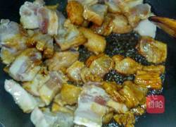毛豆烧肉的做法图解3