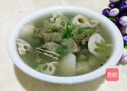 莲藕脊骨汤的做法图解10