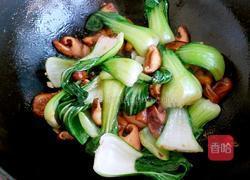 香菇炒油菜的做法图解6