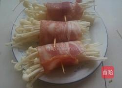 培根金针菇卷的做法图解5