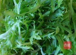 苦苣花生米的做法图解2