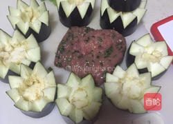 皇冠酿茄子的做法图解1