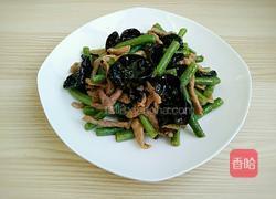 豆角木耳炒肉丝的做法图解13