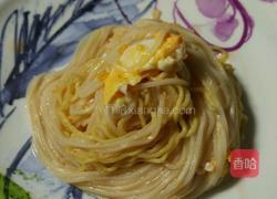 鸡汁XO酱双面条的做法图解6