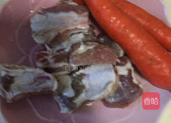 胡萝卜板栗排骨的做法图解3