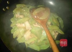 肉片炒莴笋的做法图解5