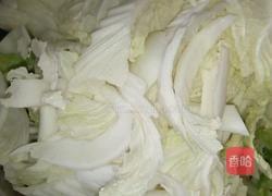 猪肉炒白菜的做法图解2