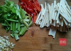 芹菜香干肉丝的做法图解3