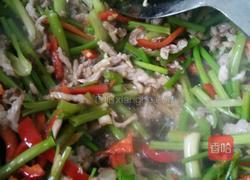 芹菜香干肉丝的做法图解6
