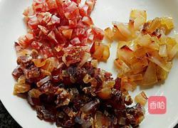 豌豆腊味糯米饭的做法图解2