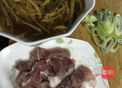 黄花菜干烧肉的做法图解3