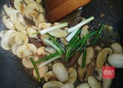 素炒双姑 白灼花耶菜的做法图解7