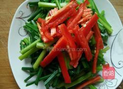 韭菜苔炒鸡蛋的做法图解2