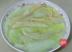 白菜鱼干高汤的做法图解6