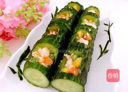 节节高升 黄瓜酿虾仁时蔬的做法图解17