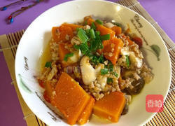 香菇肉沫拌南瓜的做法图解9