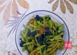 木耳炒龙豆的做法图解8