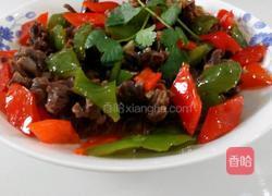 青红椒炒鸭胗的做法图解13