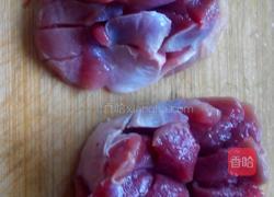 青红椒炒鸭胗的做法图解4