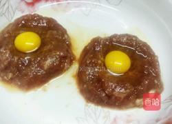 太阳蛋蒸肉丸的做法图解4