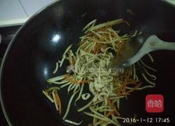 黑米卷饼-鸡丝豆芽馅的做法图解10