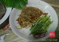 黑米卷饼-鸡丝豆芽馅的做法图解12