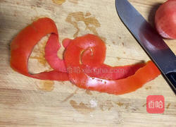 番茄玫瑰花的做法图解4