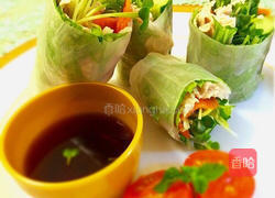 迎春(沙拉春卷)的做法图解11