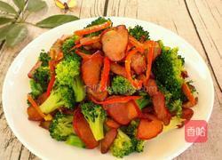 腊肉西兰花的做法图解6