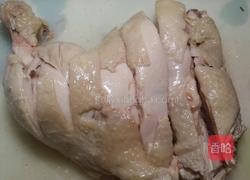 凉拌鸡腿肉的做法图解3