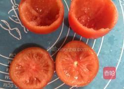 ＃年夜饭＃红红火火（番茄盅）的做法图解3