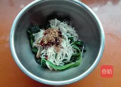 芝麻蚝油拌金针蘑菠菜的做法图解8