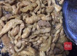 有机花菜炒肉的做法图解10