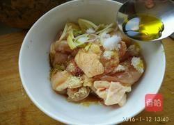 紫糯鸡块的做法图解3