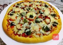 虾仁小披萨的做法图解12