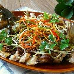 豆酱豉油蒸鲈鱼的做法[图]