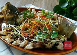 豆酱豉油蒸鲈鱼的做法图解14